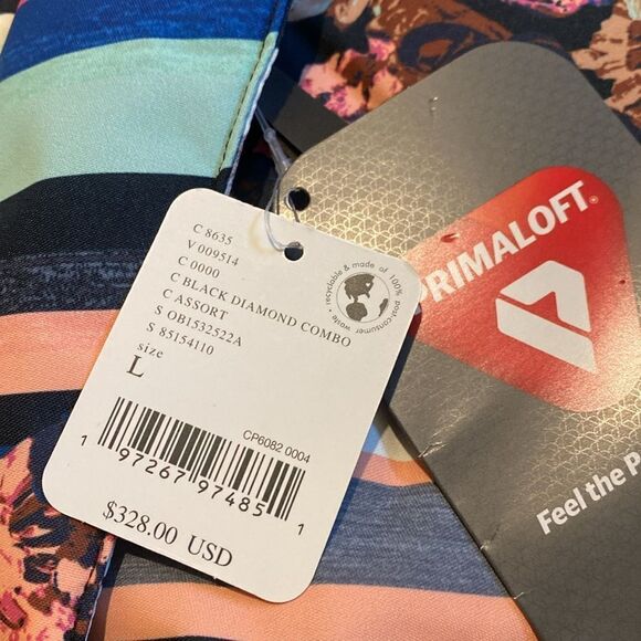 NWT FP Movement Women's Bunny Slope Printed Puffer Jacket Sz. Large Coat - Picture 4 of 11